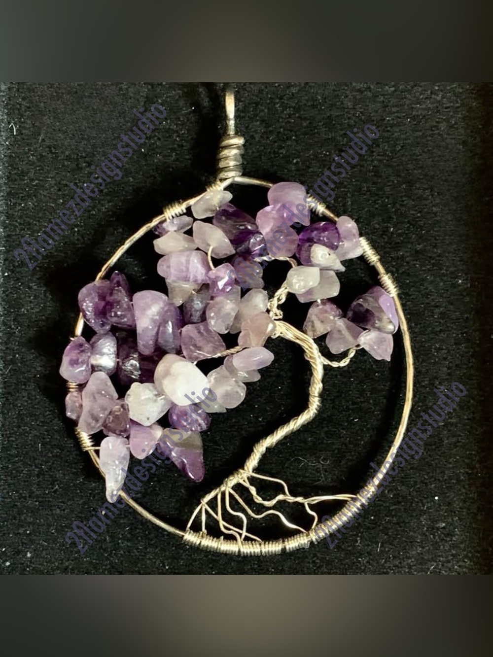 Amethyst Tree of Life Necklace